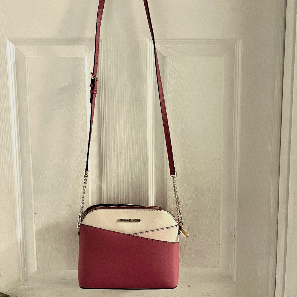 Michael Kors Crossbody Bag (pink, White0